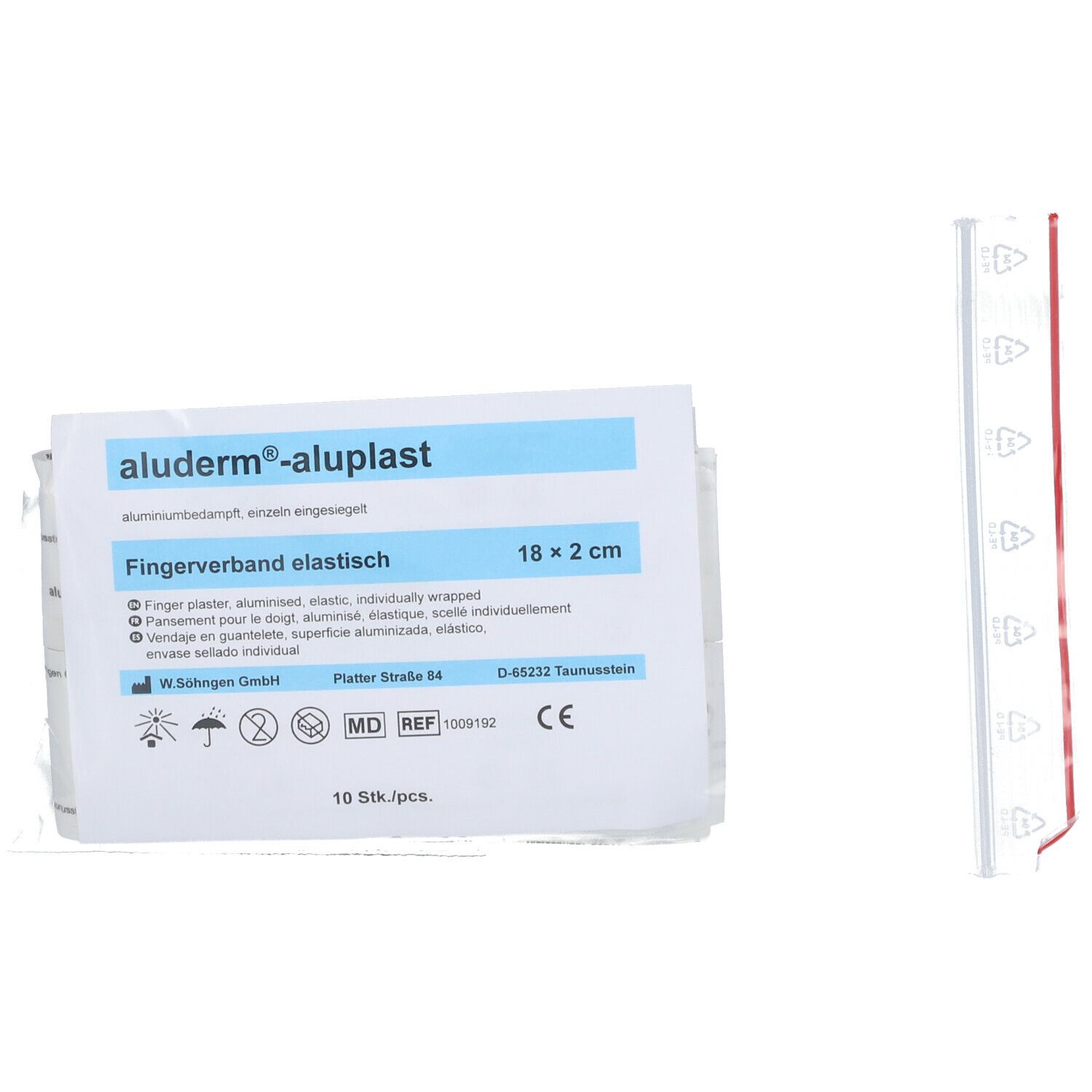 Aluderm aluplast elastisch Fingerverband 2x18 cm