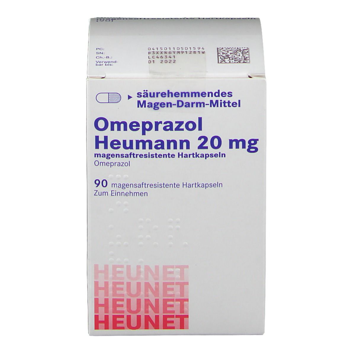 Omeprazol Heumann 20 mg