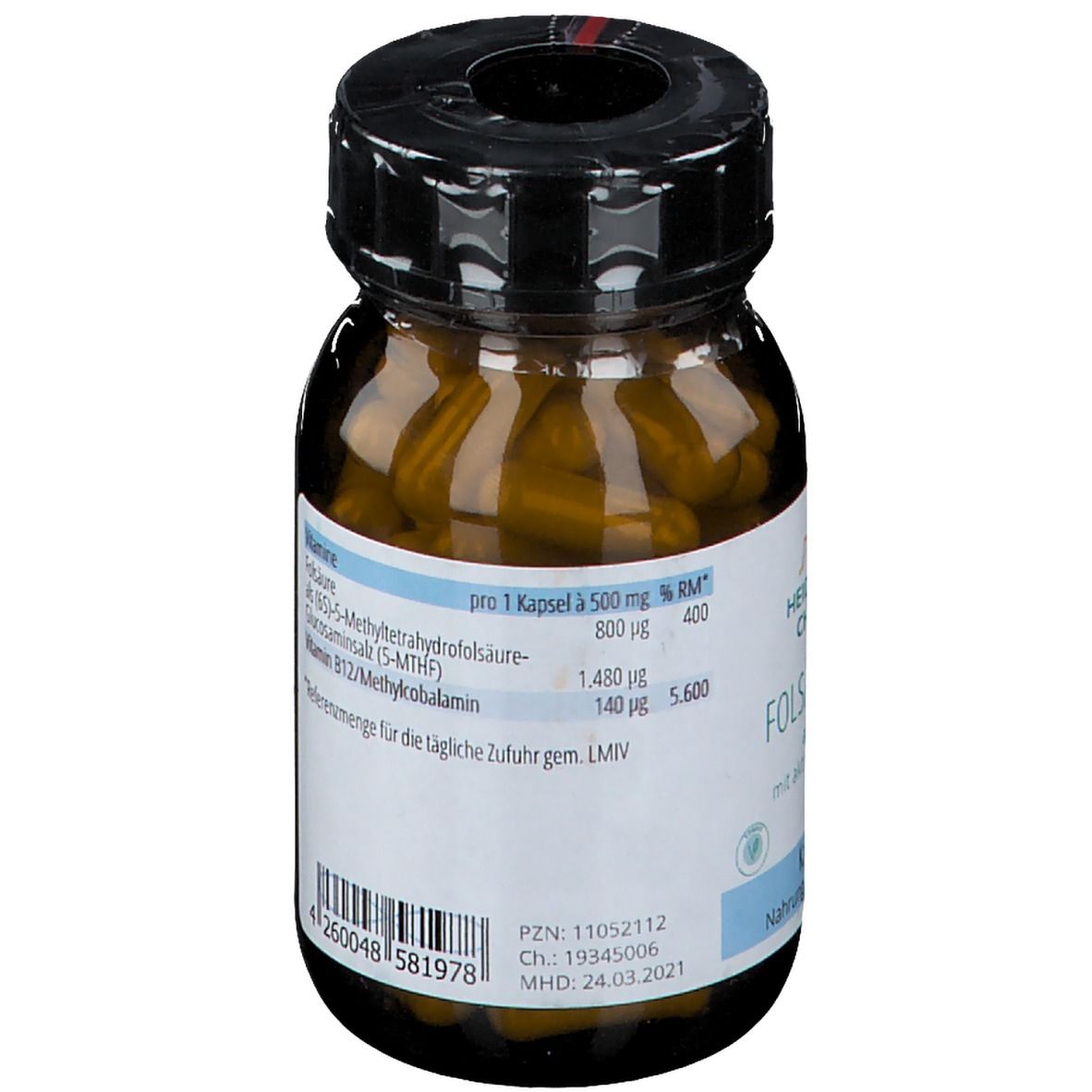 Heidelberger Chlorella® Folsäure aktiv + Vit. B12 aktiv