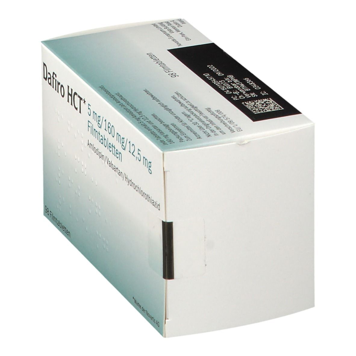 Dafiro HCT 5 mg/160 mg/12,5 mg