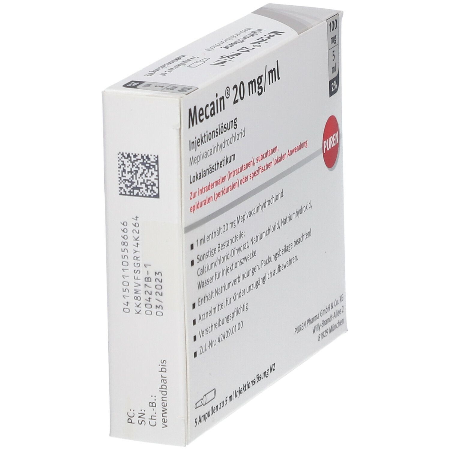 Mecain® 20 mg/ml