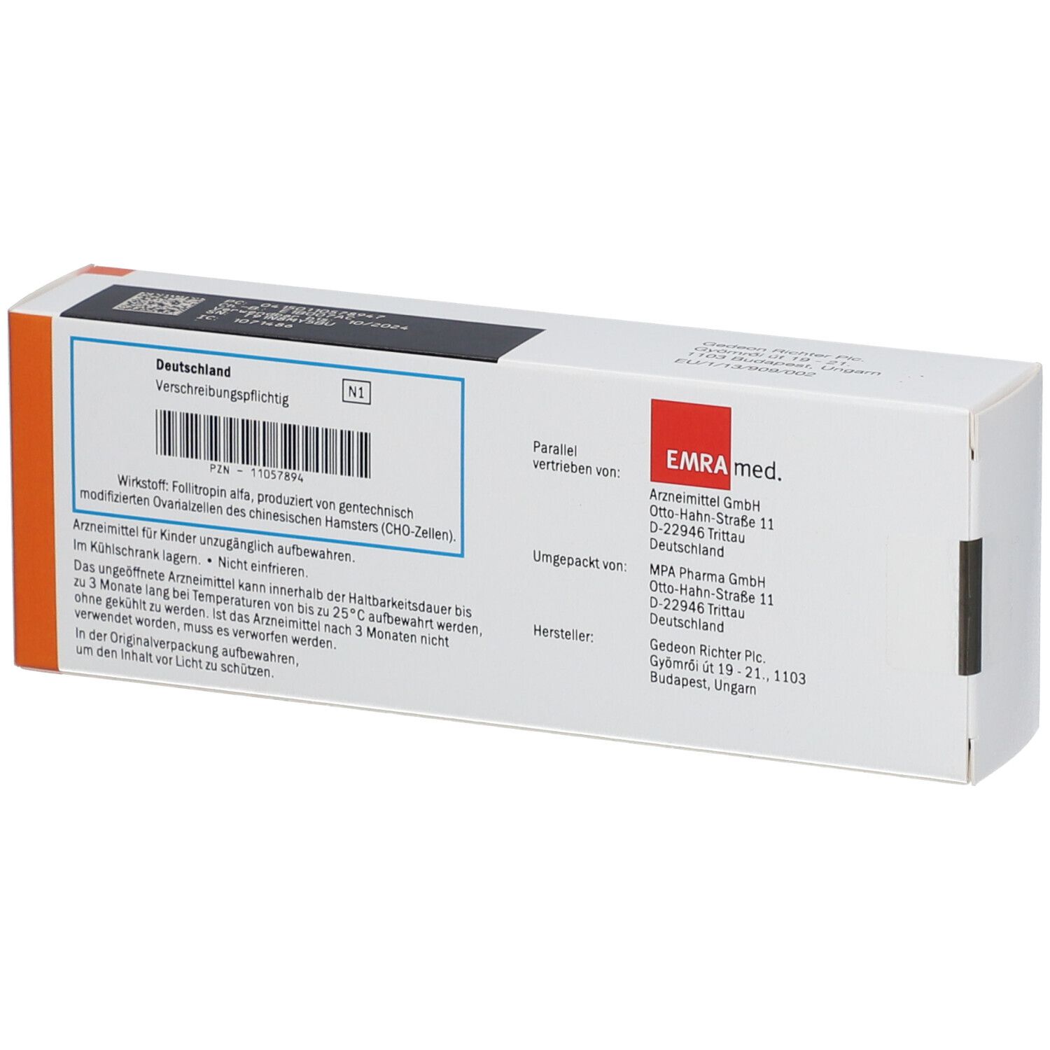 Bemfola 150 I.E./0,25 ml