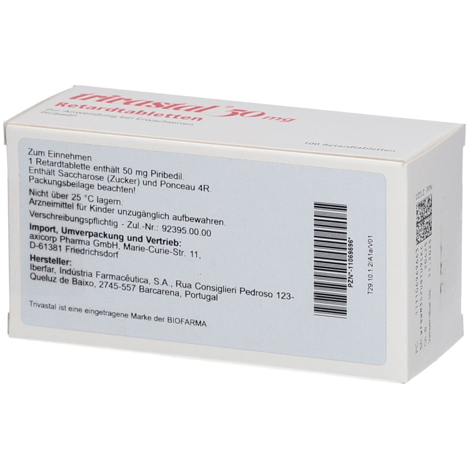 TRIVASTAL 50 mg Retardtabletten