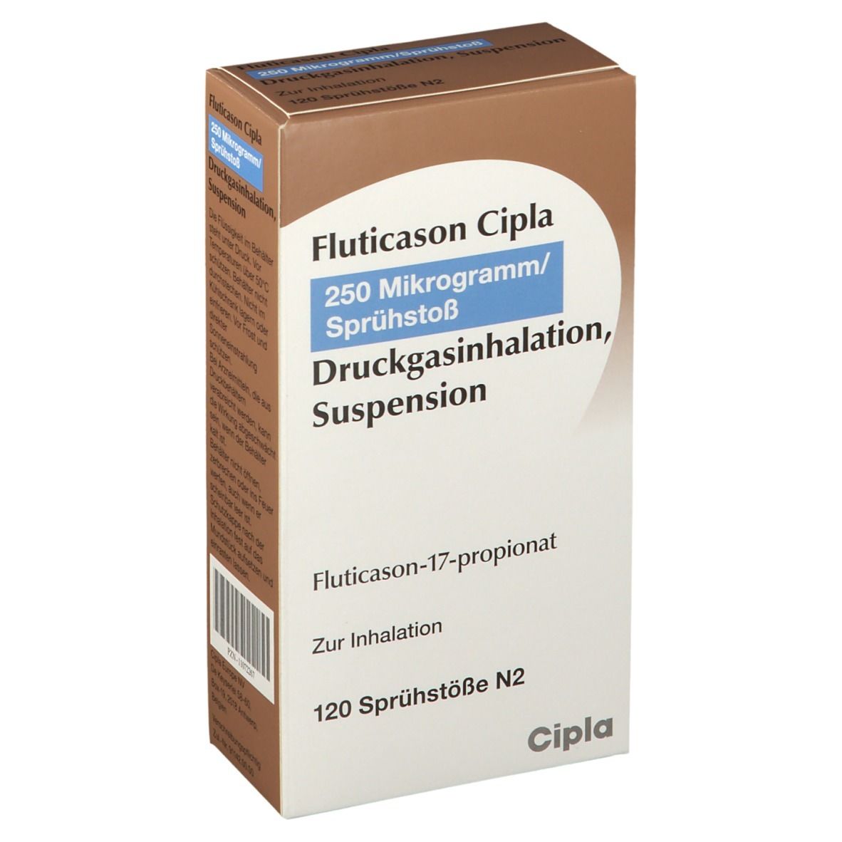 Fluticason Cipla 250 Mikrogramm/Sprühstoß