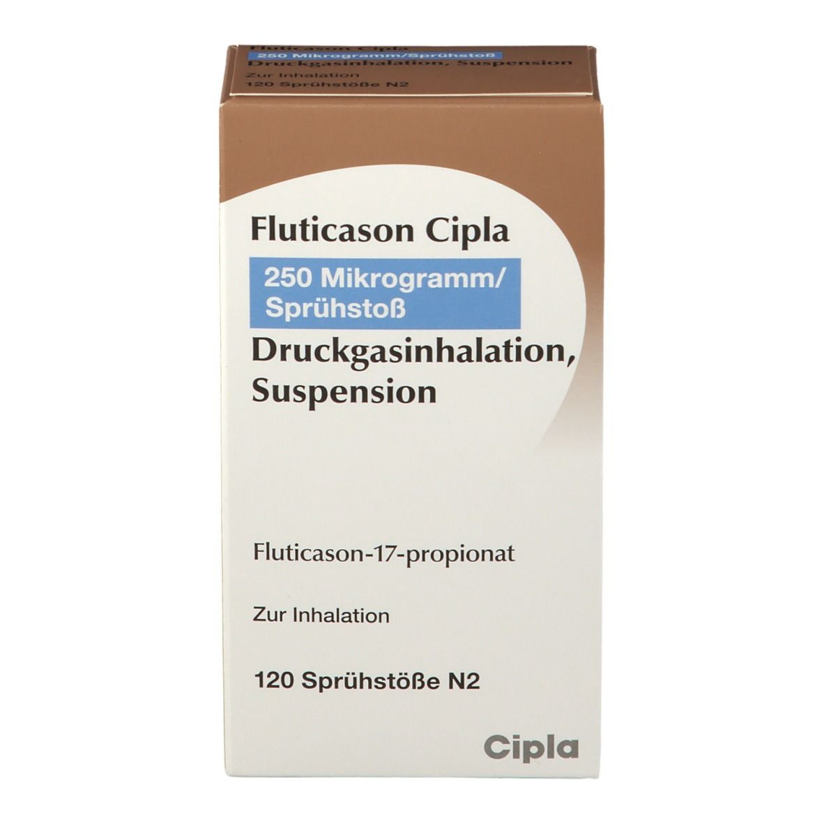 Fluticason Cipla 250 Mikrogramm/Sprühstoß