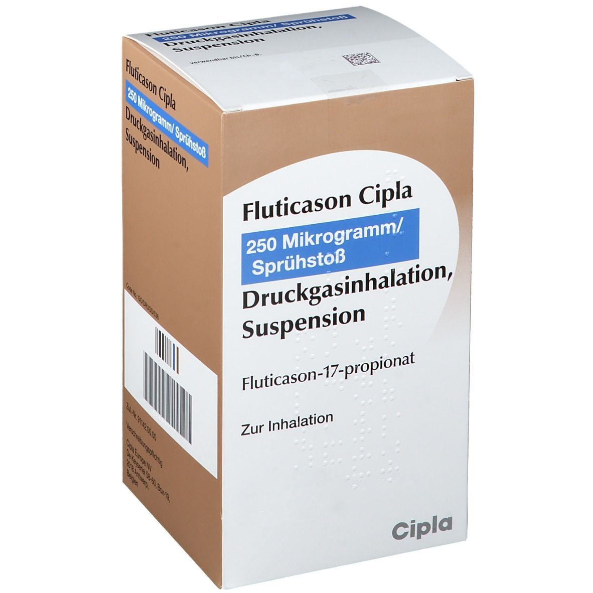 Fluticason Cipla 250 Mikrogramm/Sprühstoß