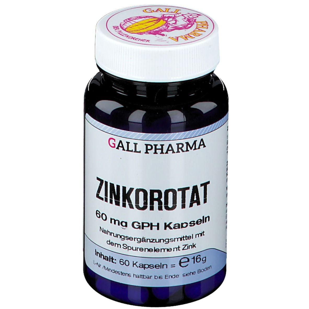 Zinkorotat 60 mg GPH Kapseln