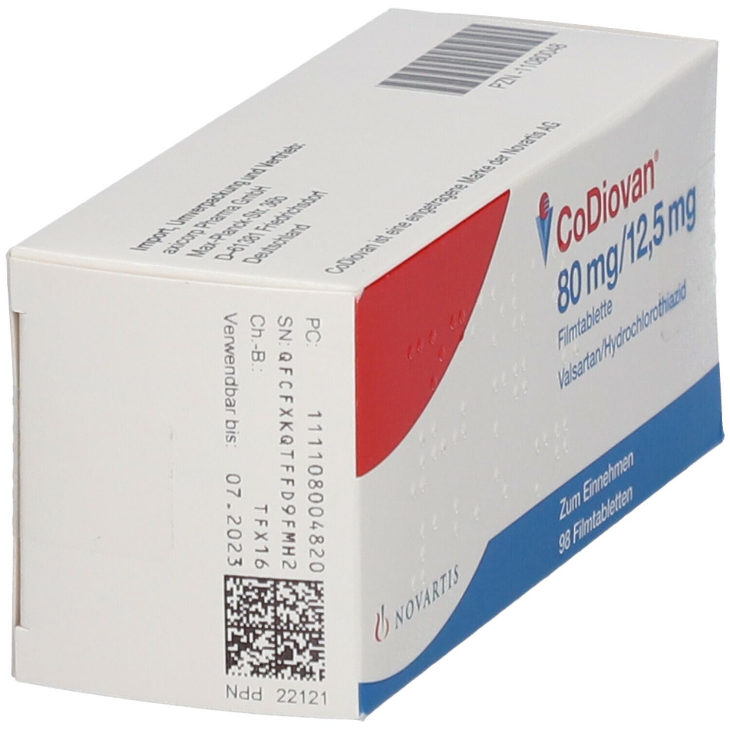 Codiovan 80 mg/12,5 mg Filmtabletten 98 St