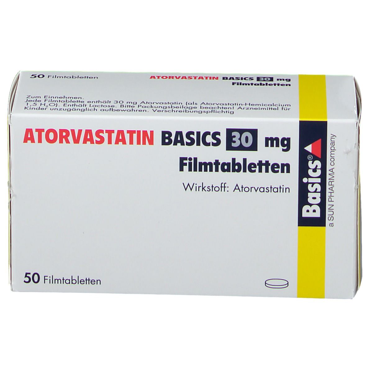 ATORVASTATIN BASICS 30 mg