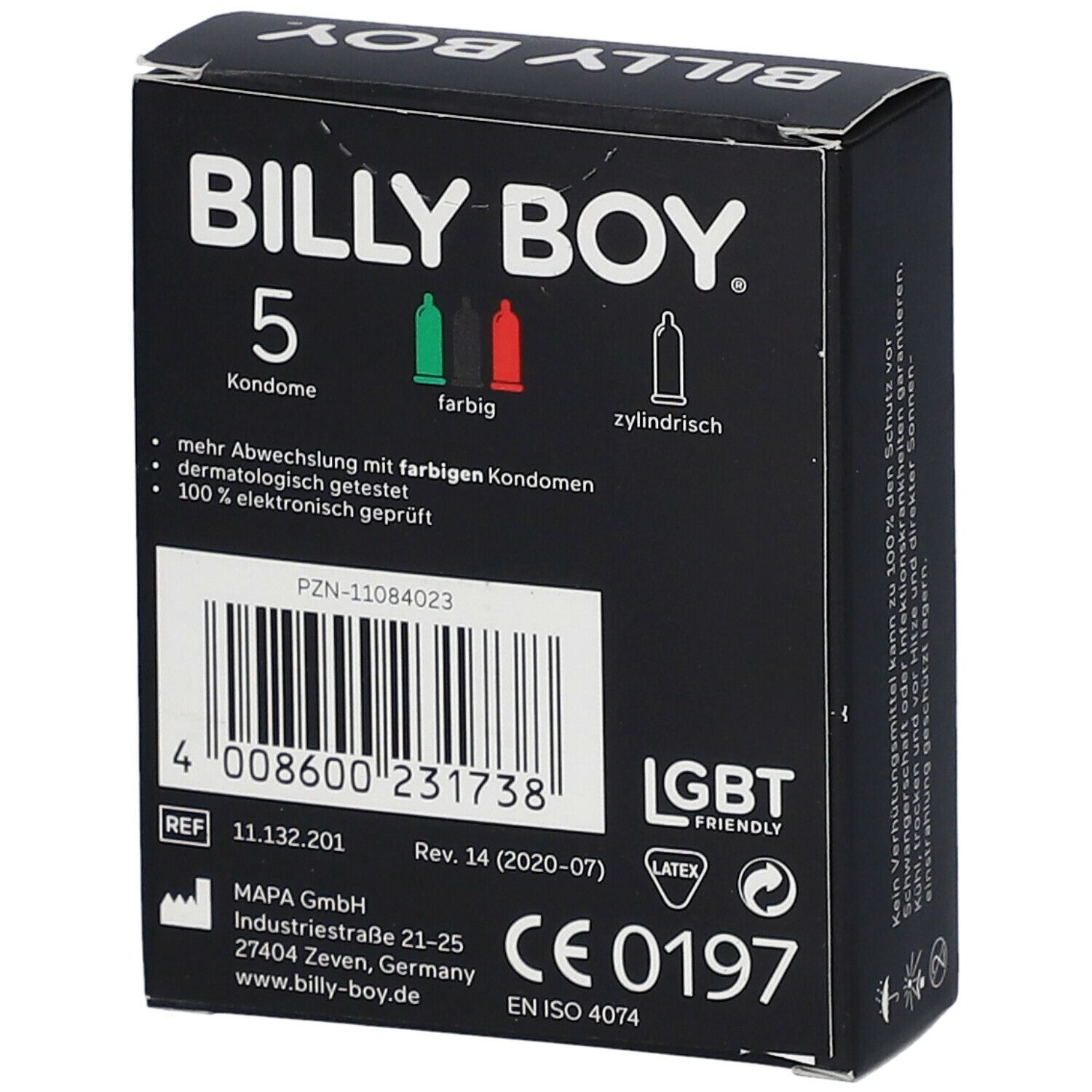 BILLY BOY  Kondome Bunte Vielfalt