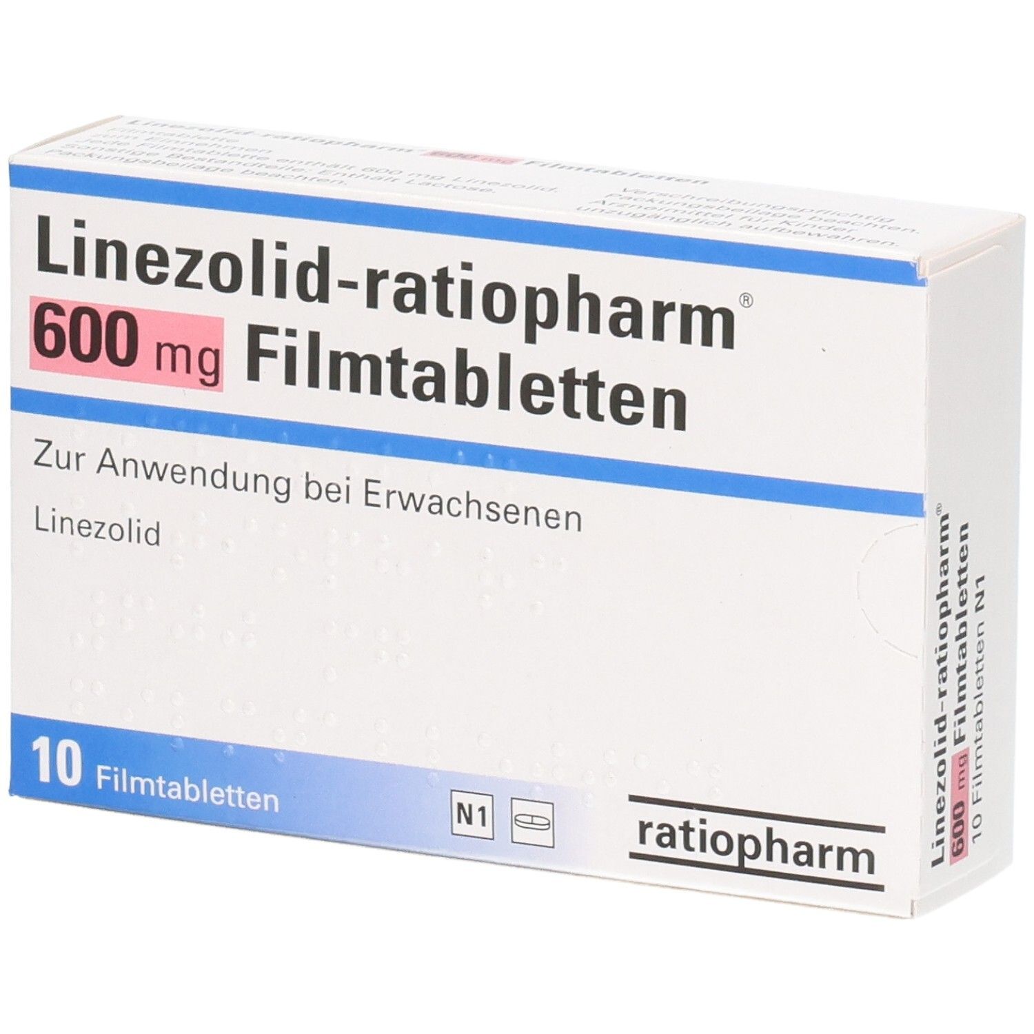 LINEZOLID-ratiopharm 600 mg Filmtabletten