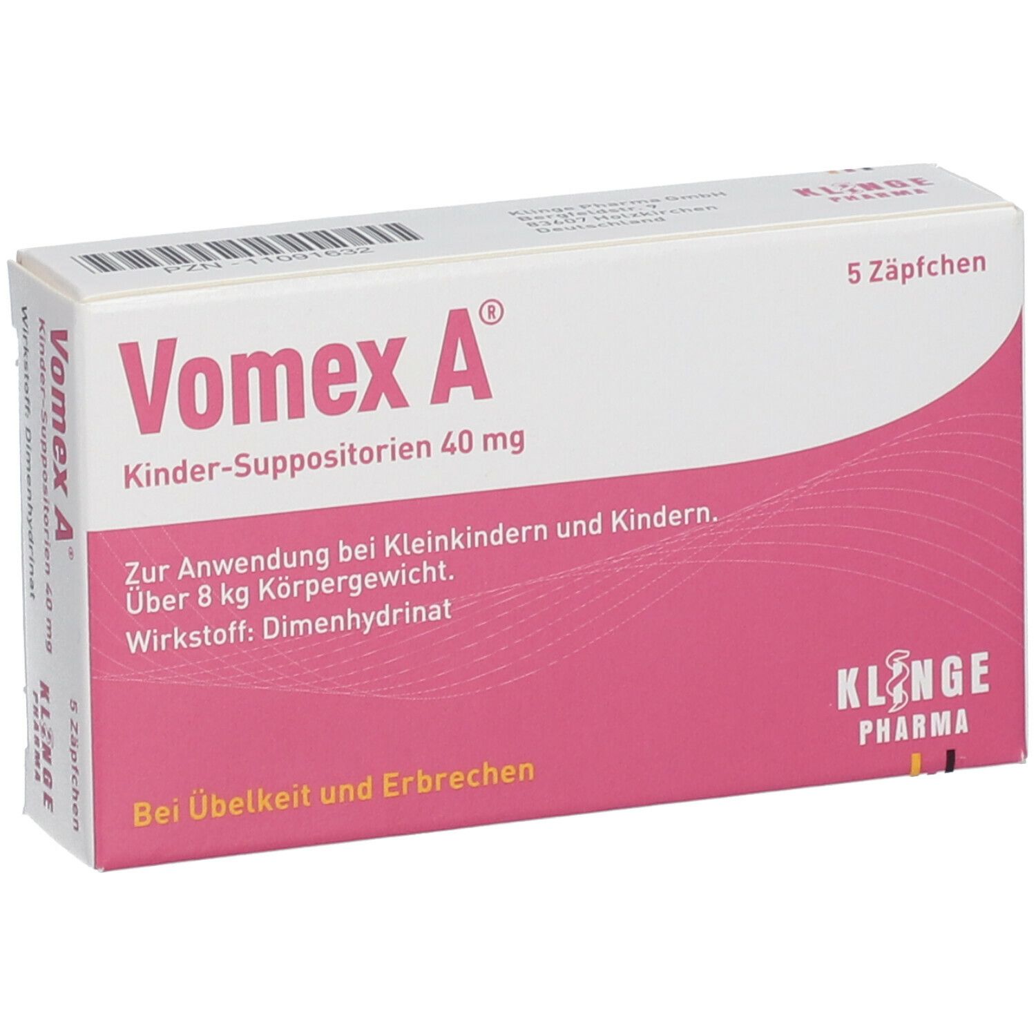 Vomex A® 40 mg Kinder-Suppositorien