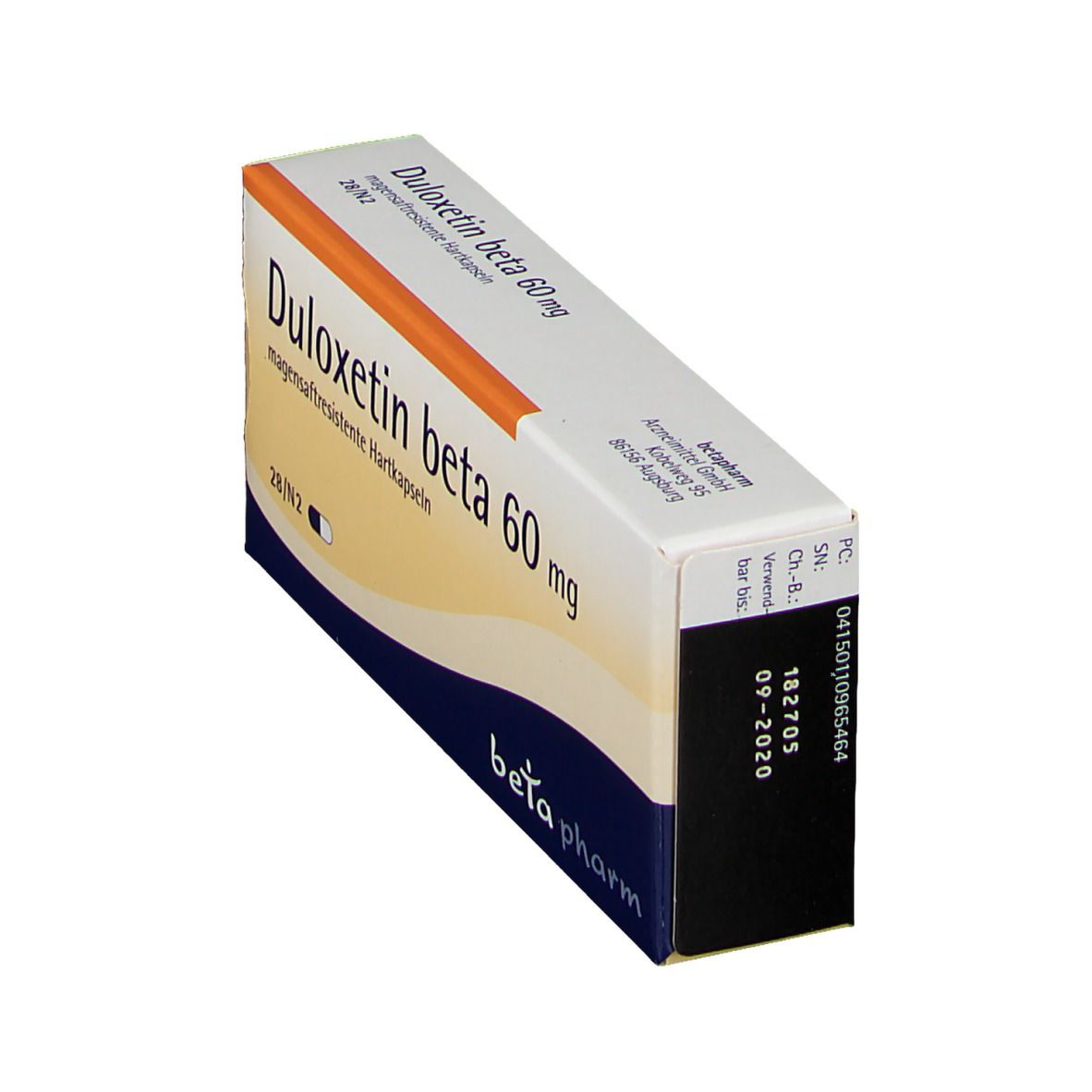 Duloxetin beta 60 mg magensaftresistente Hartkaps. 28 St Magensaftresistente Hartkapseln