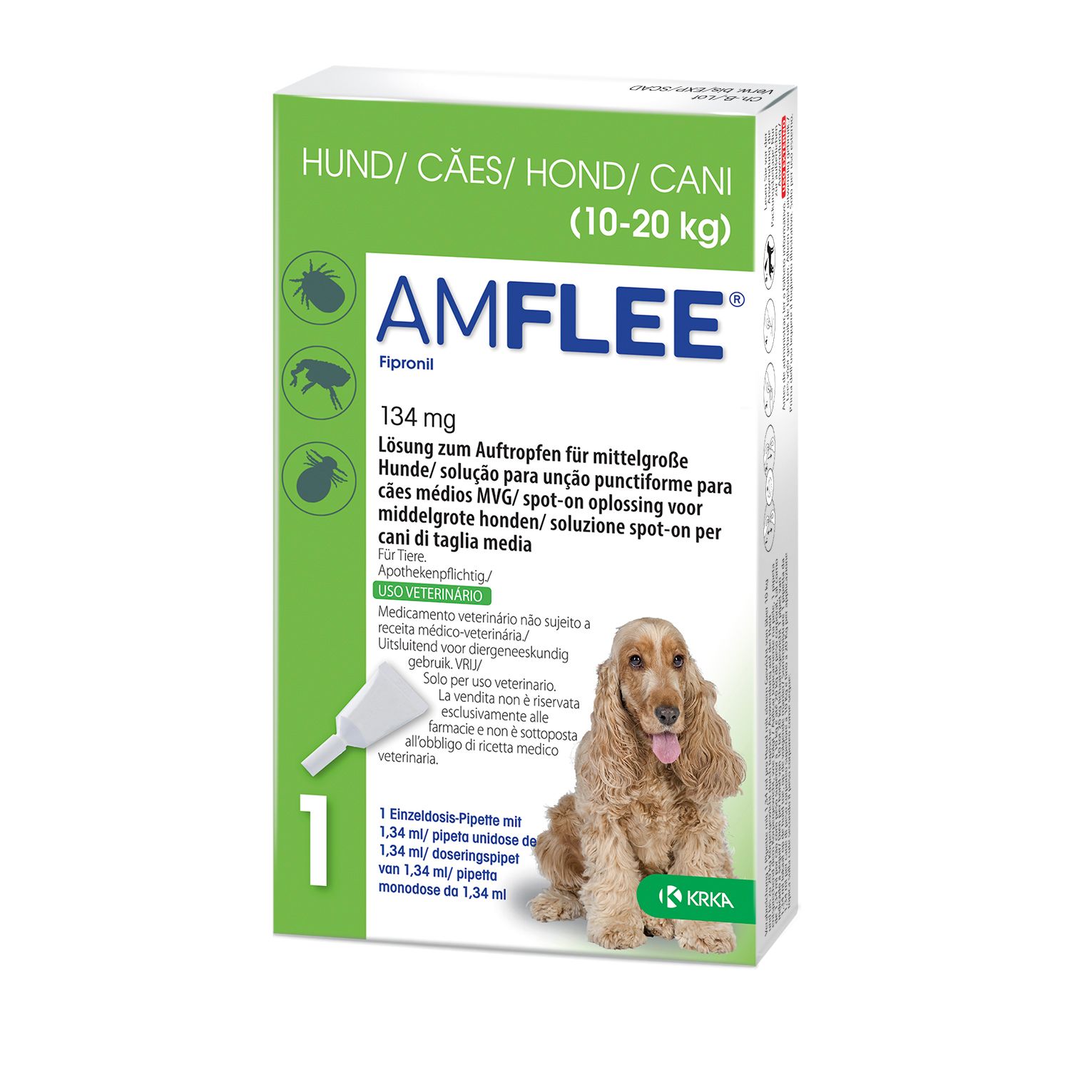 Amflee® 134 mg für mittelgroße Hunde