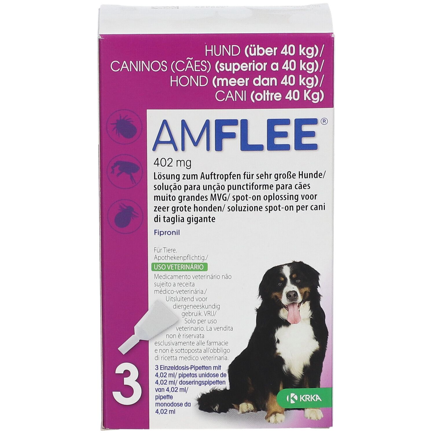 Amflee® 402 mg Lösung zum Auftropfen für Hunde