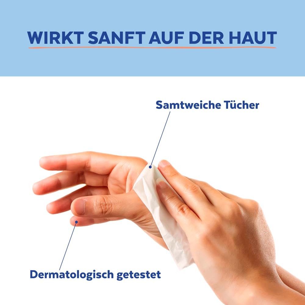 SAGROTAN® 2 in 1 Desinfektionstücher