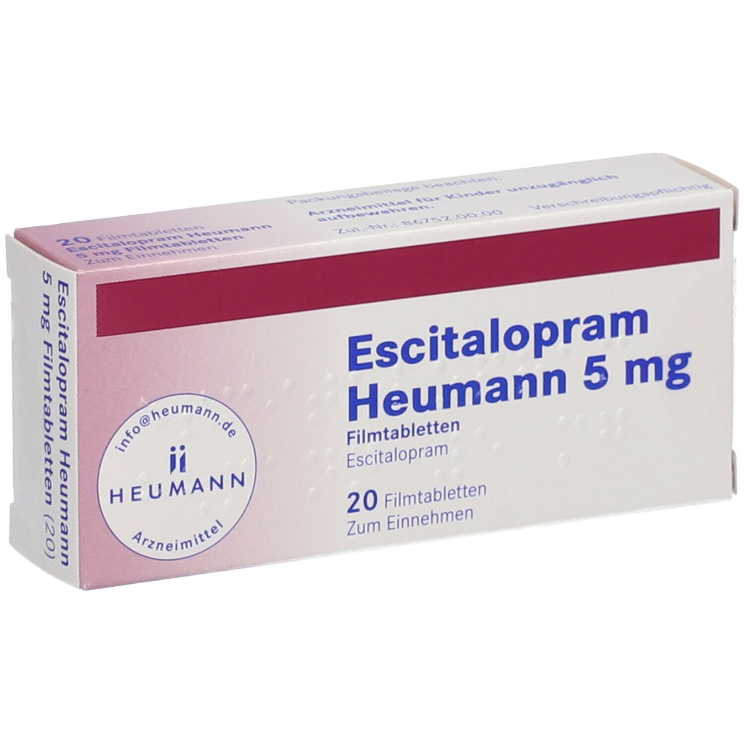 Escitalopram Heumann 5 mg