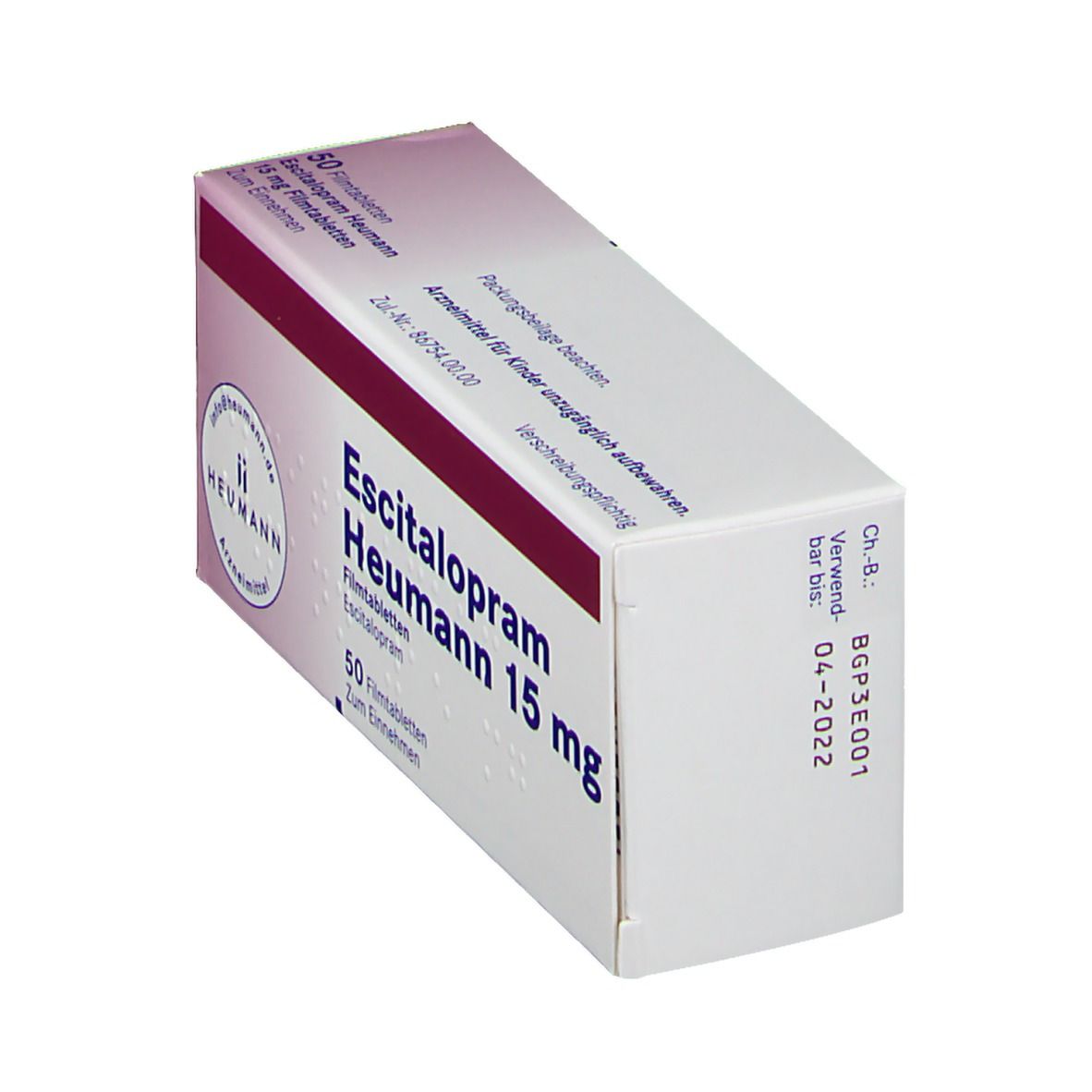 Escitalopram Heumann 15 mg Filmtabletten 50 St