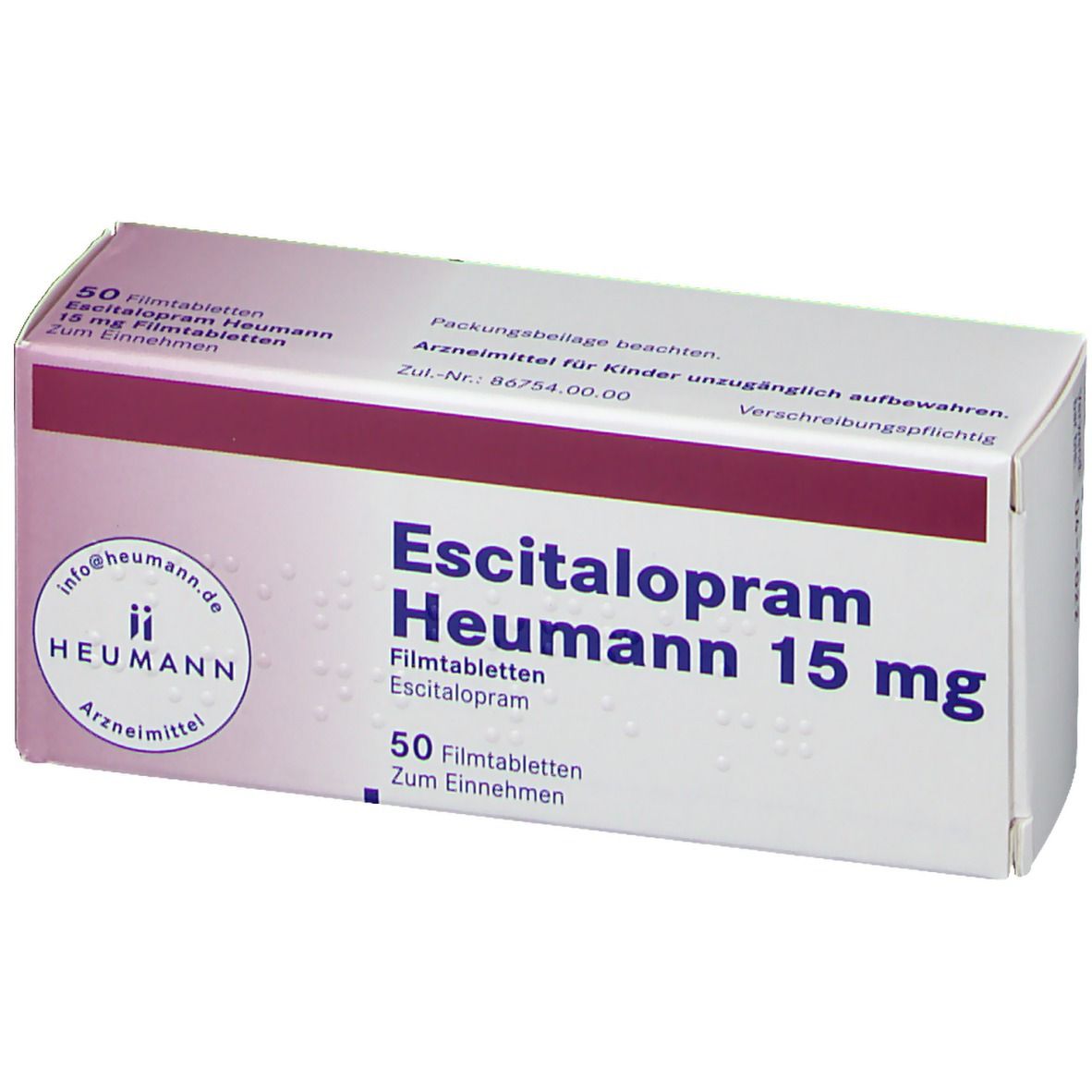Escitalopram Heumann 15 mg