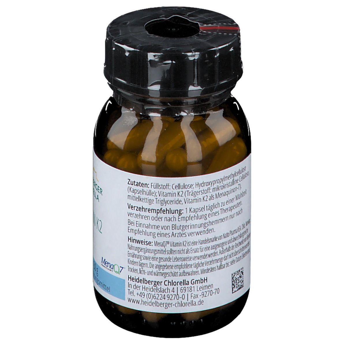 Heidelberger Chlorella® Vitamine K2 Capsule 60 pc(s) shopapotheke.ch