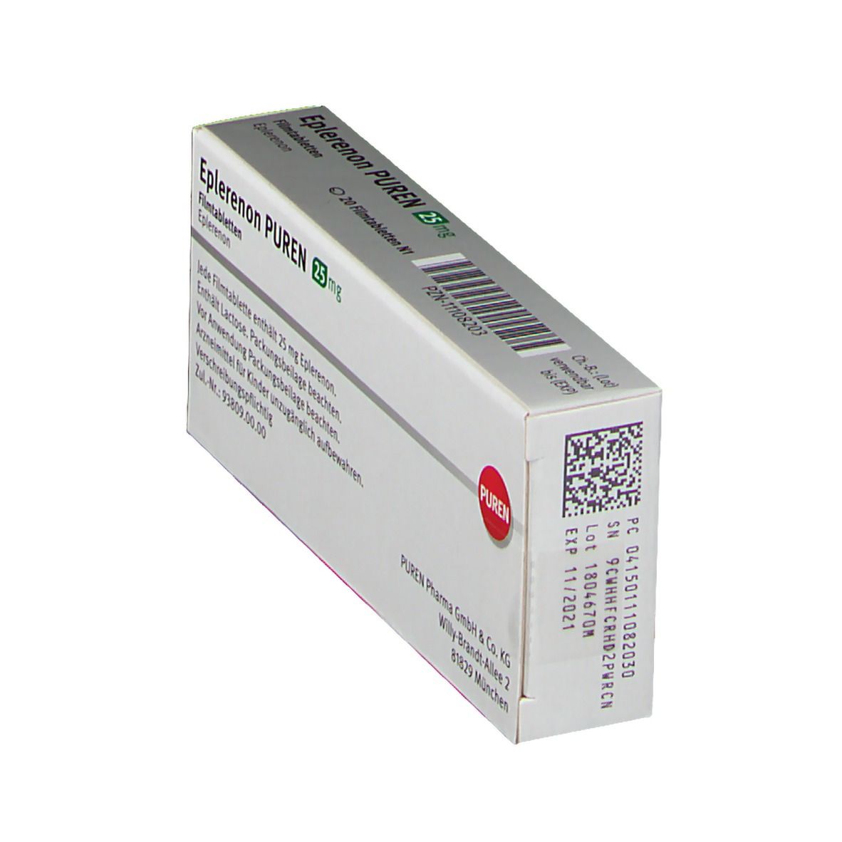 Eplerenon PUREN 25 mg