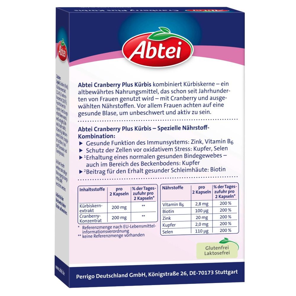 Abtei Cranberry + Kürbis Plus
