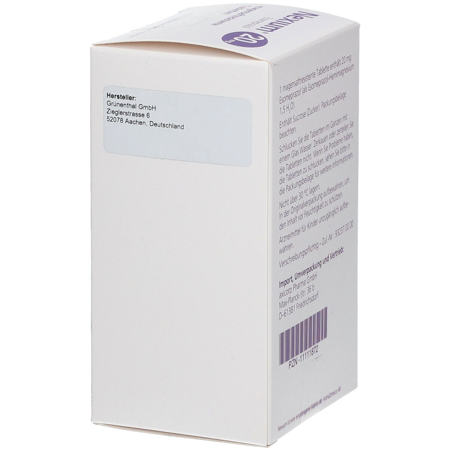Nexium 20 mg