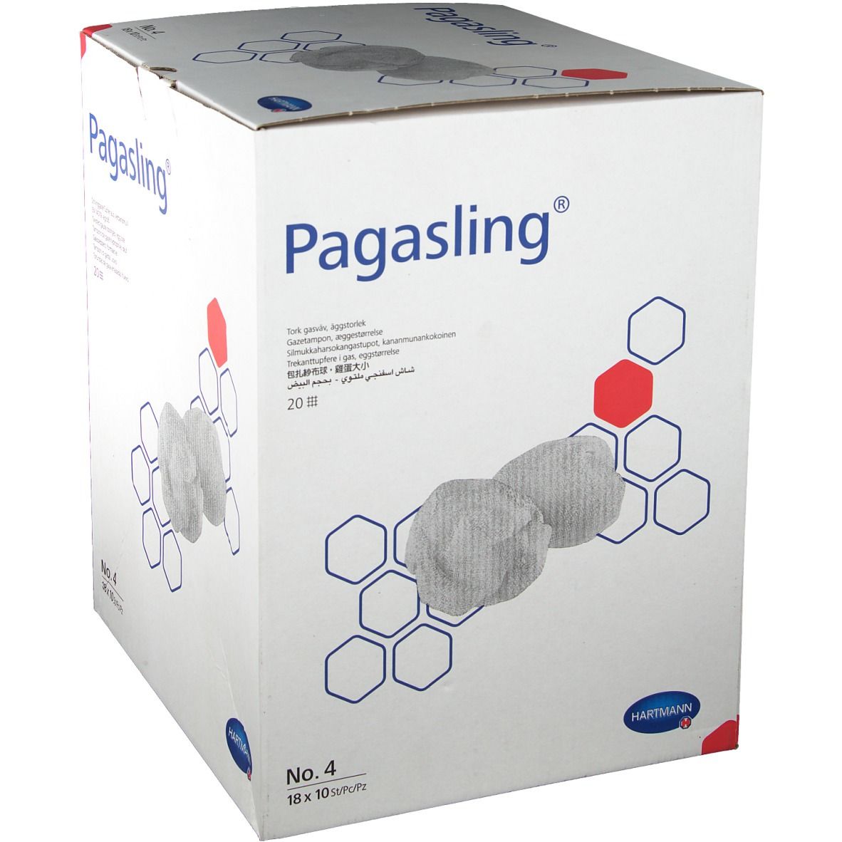 Pagasling® Mulltupfer steril Gr.4 eigroß