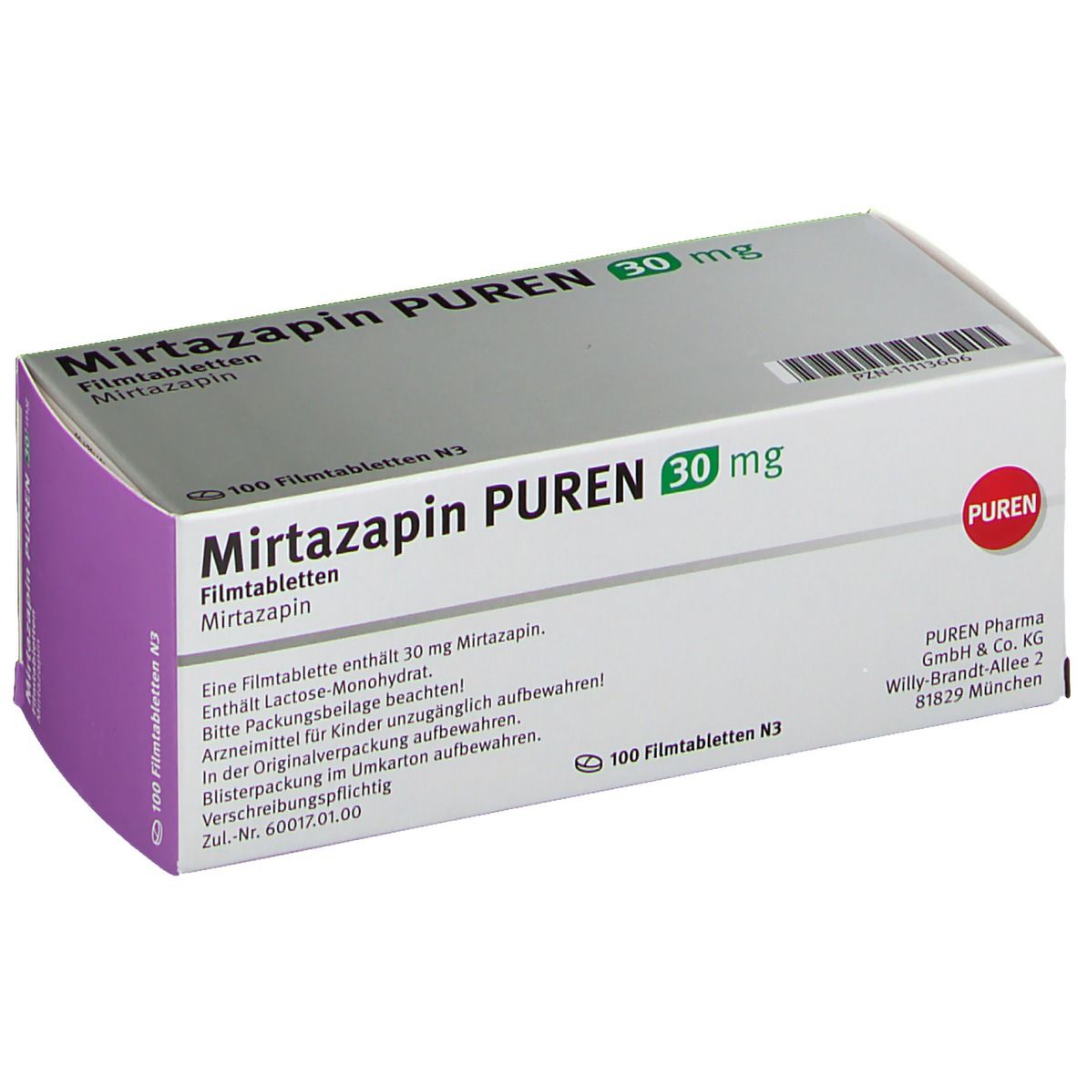 Mirtazapin PUREN 30 mg