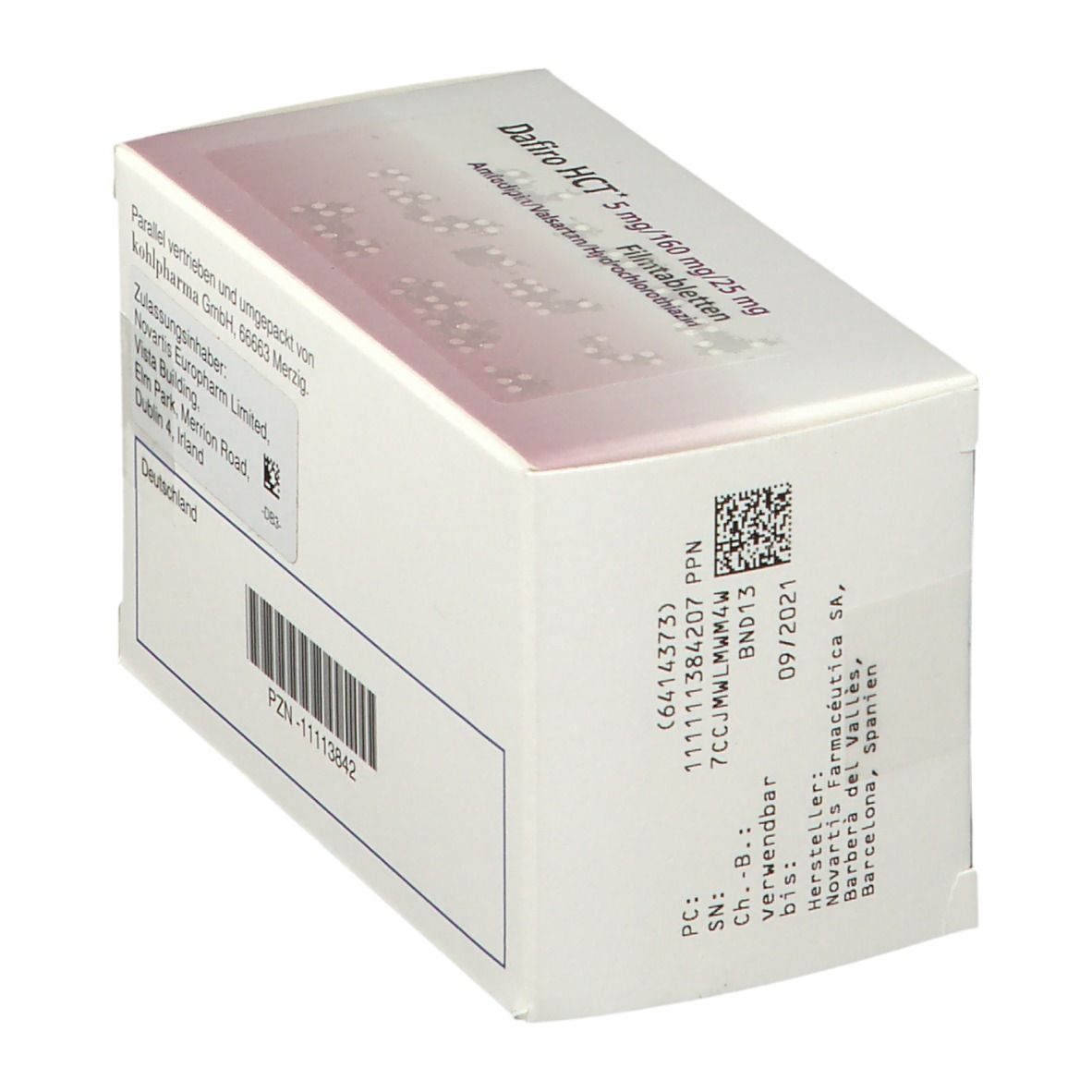 Dafiro HCT® 5 mg/160 mg/25 mg