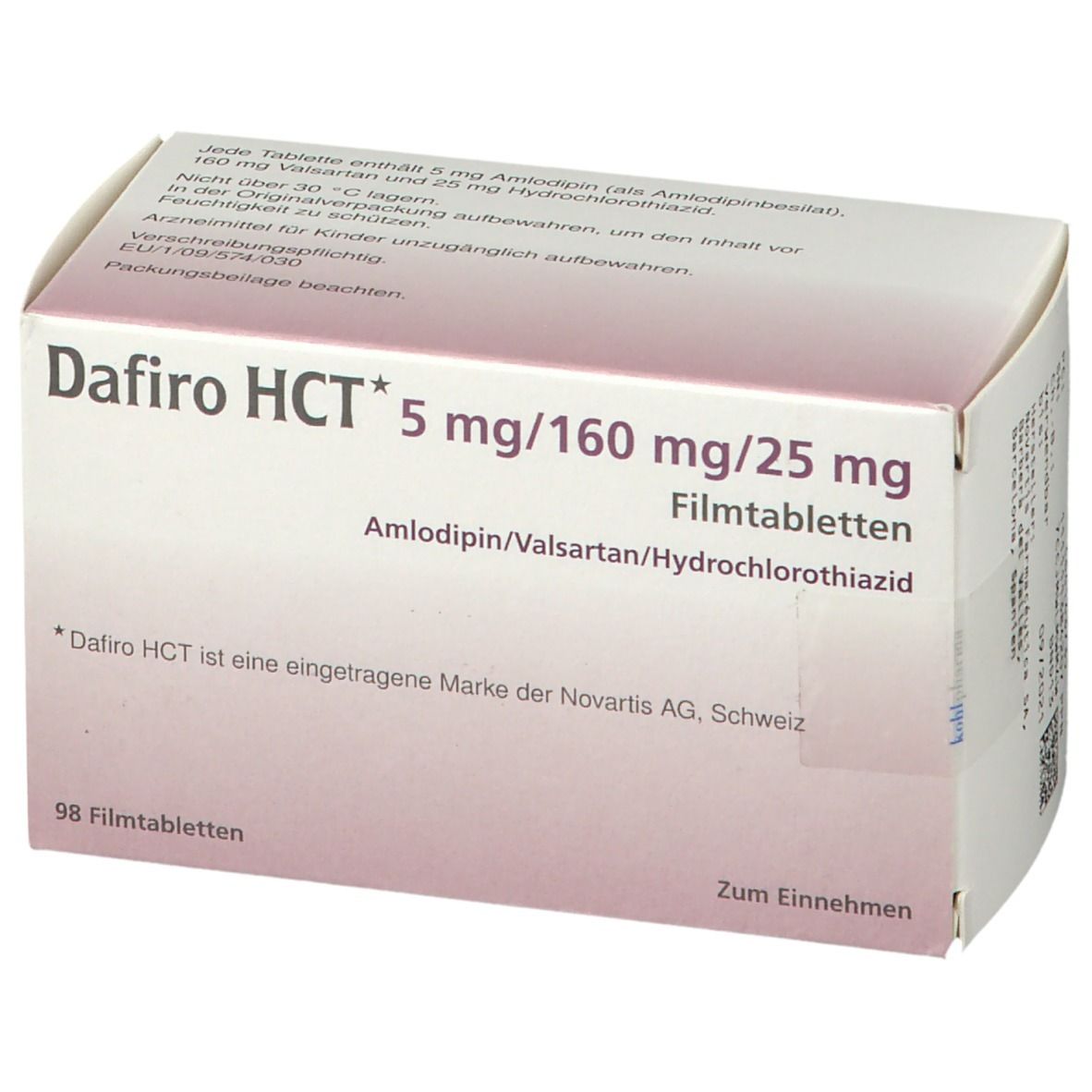 Dafiro HCT® 5 mg/160 mg/25 mg