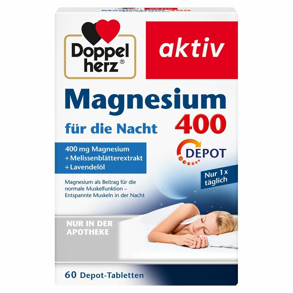 Doppelherz® aktiv Magnesium 400 für die Nacht