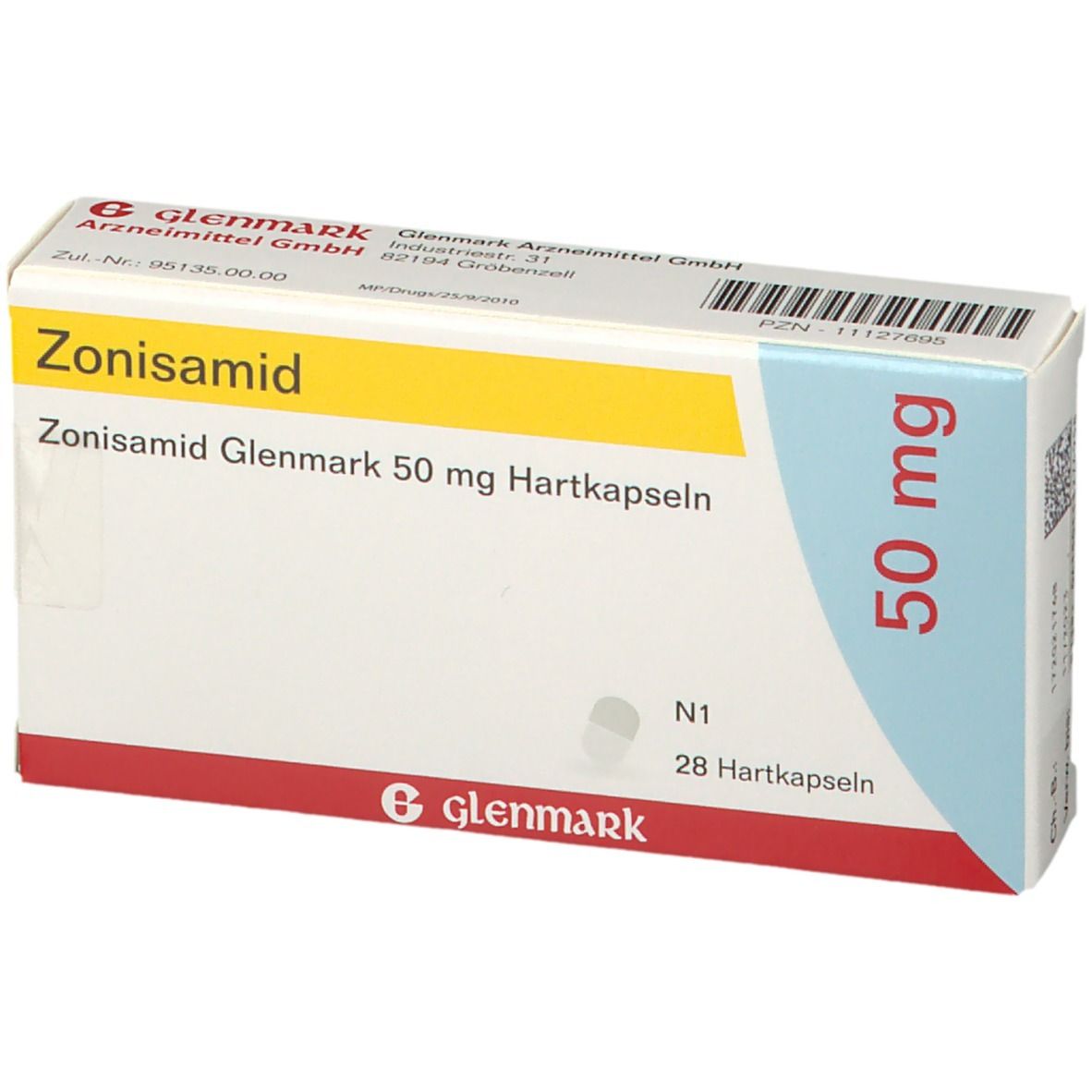 Zonisamid Glenmark 50 mg