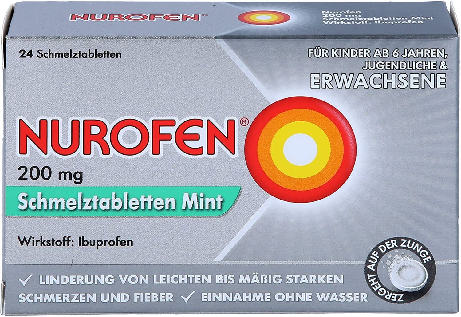 Nurofen® 200 mg Schmelztabletten Mint