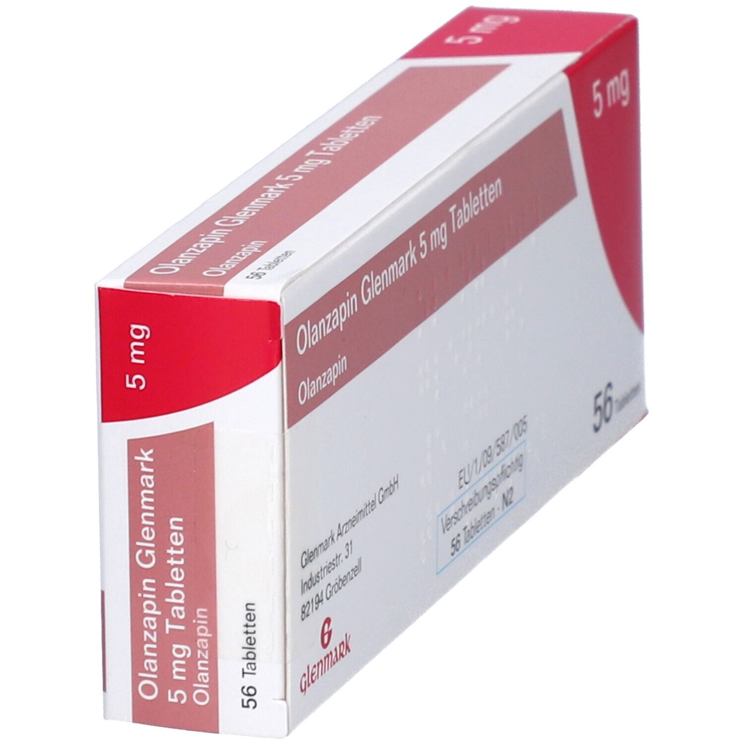 Olanzapin Glenmark 5 mg Tabletten 56 St