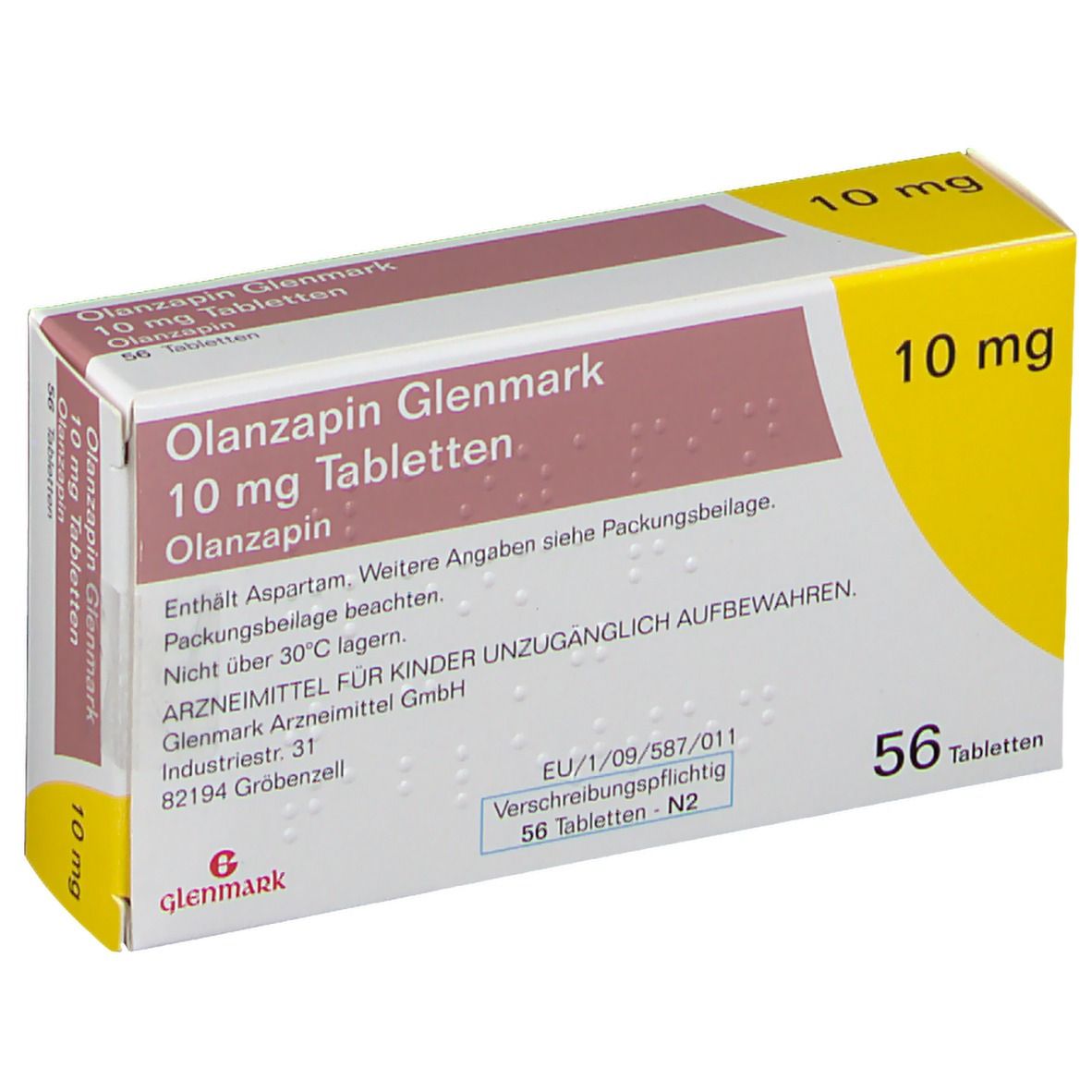 Olanzapin Glenmark 10 mg
