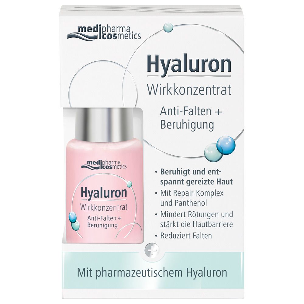 medipharma cosmetics Hyaluron Wirkkonzentrat Anti-Falten + Beruhigung
