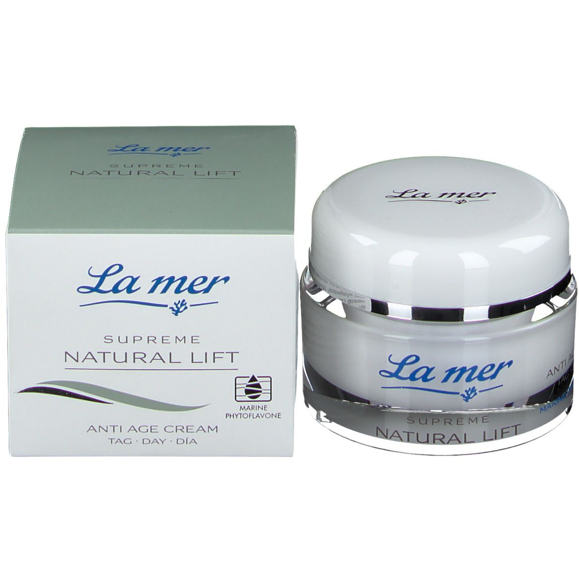 La mer Supreme Natural Lift Anti Age Cream Tag mit Parfüm