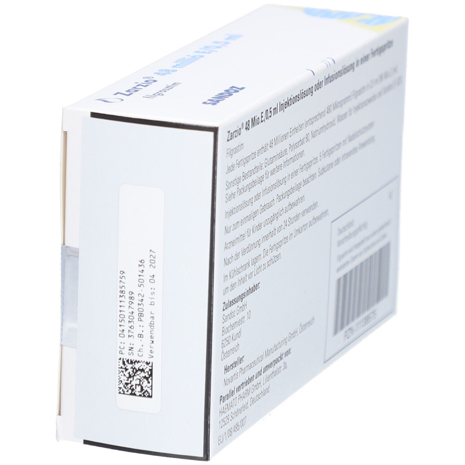 Zarzio 48 Mio.E./0,5 ml