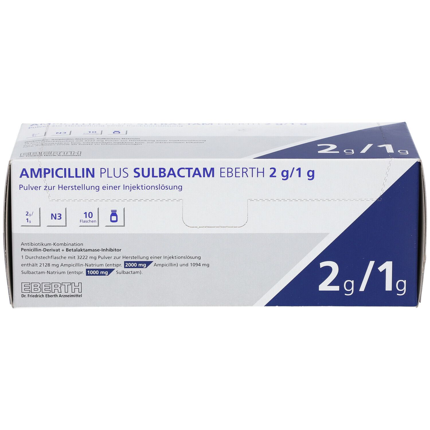 Ampicillin Plus Sulbactam Eberth 2 g/1 g