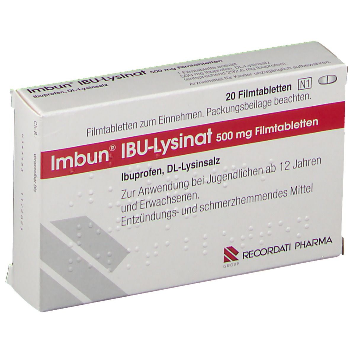 IMBUN IBU-Lysinat 500 mg Filmtabletten