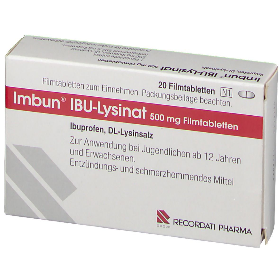 IMBUN IBU-Lysinat 500 mg Filmtabletten