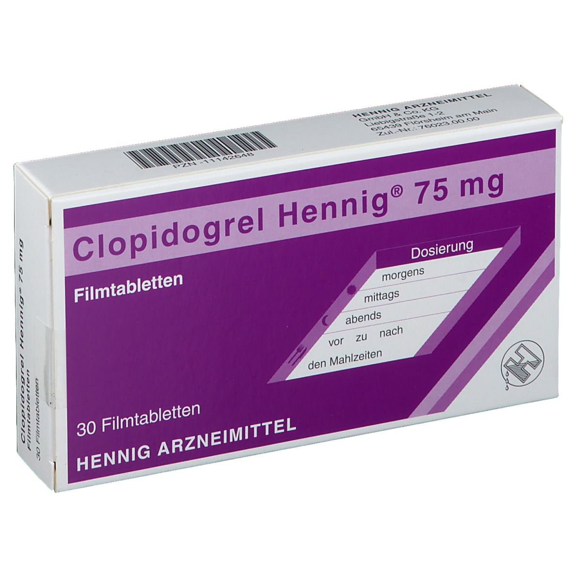 Clopidogrel Hennig® 75 mg