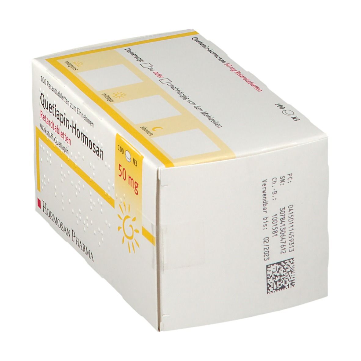 Quetiapin-Hormosan 50 mg