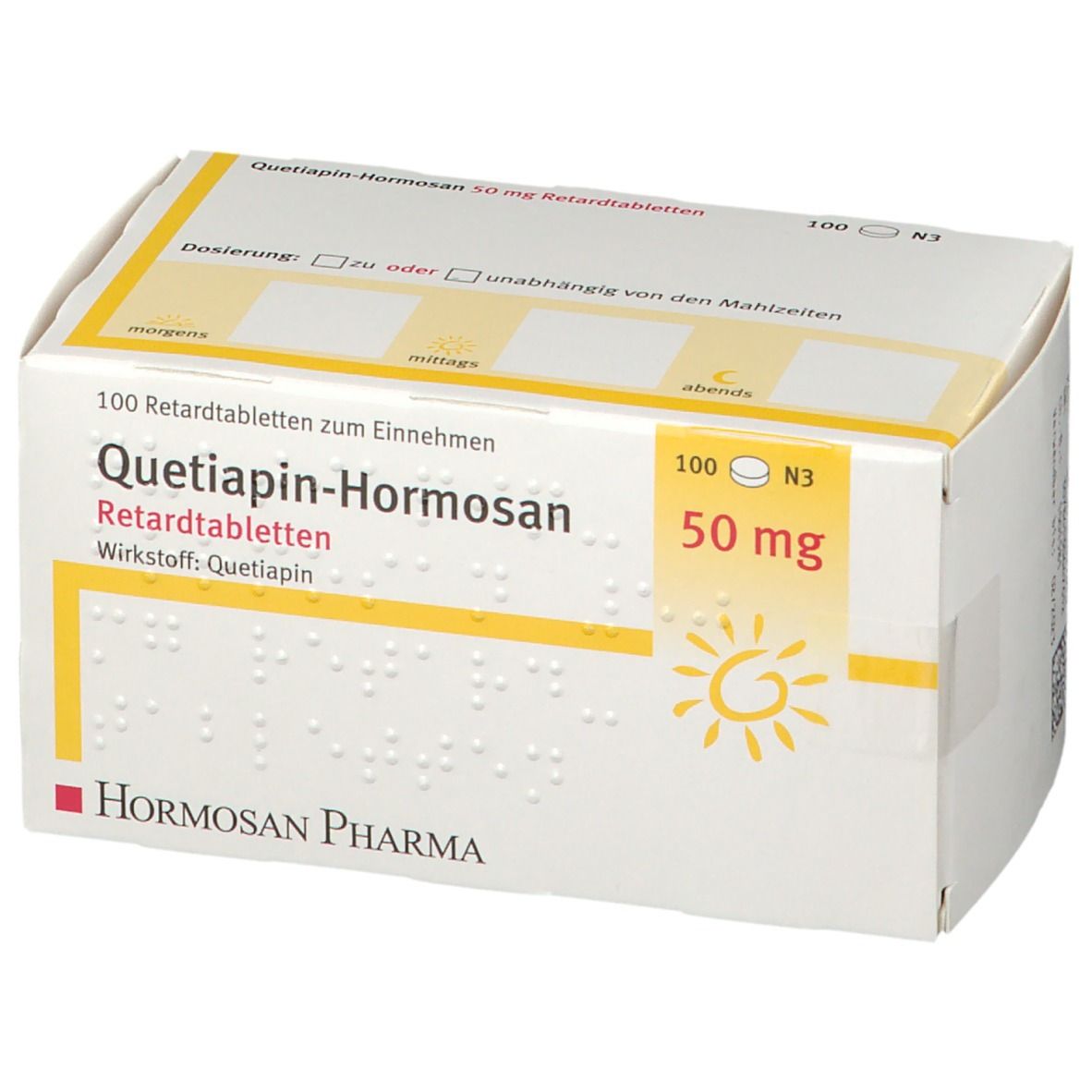 Quetiapin-Hormosan 50 mg