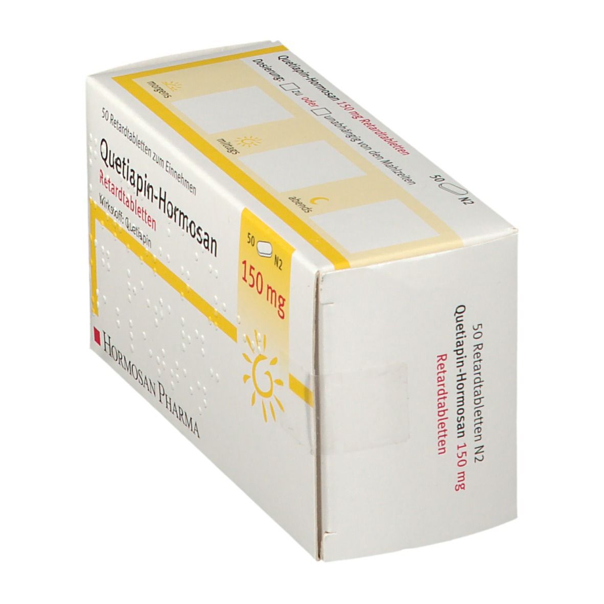 Quetiapin Hormosan 150 mg Retardtabletten 50 St Retard-Tabletten