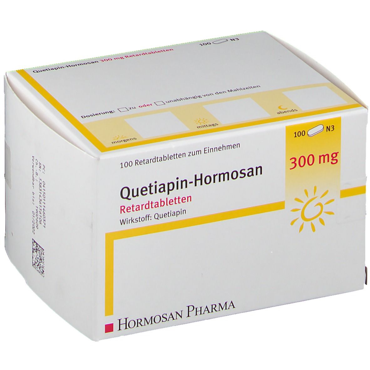 Quetiapin-Hormosan 300 mg