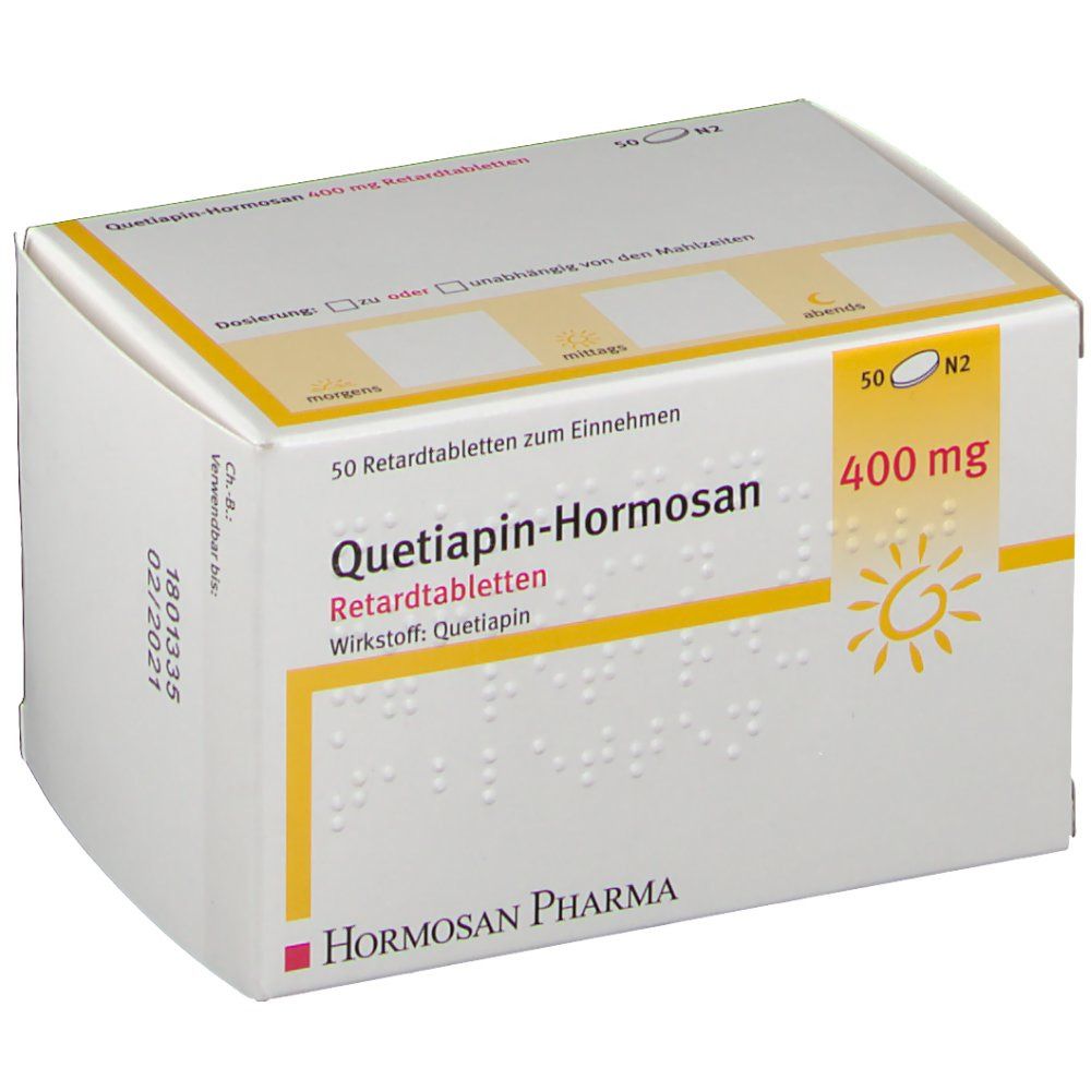 Quetiapin-Hormosan 400 mg