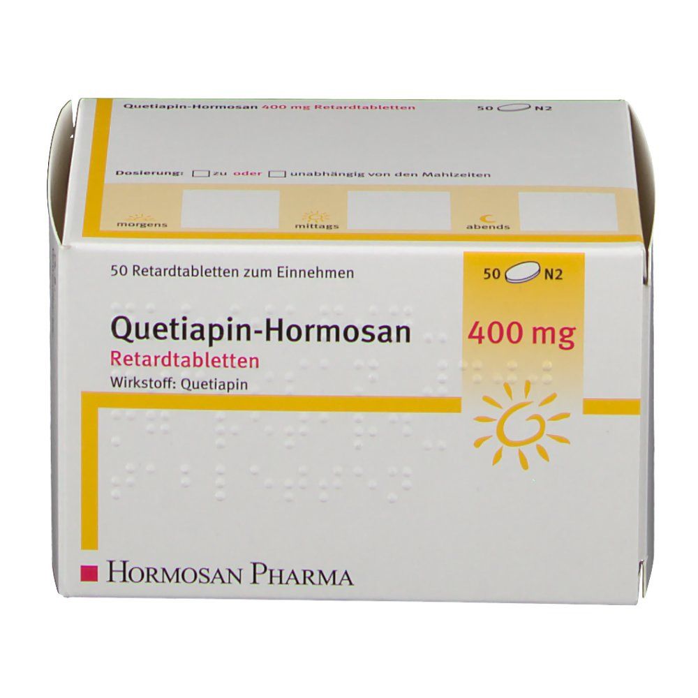 Quetiapin-Hormosan 400 mg