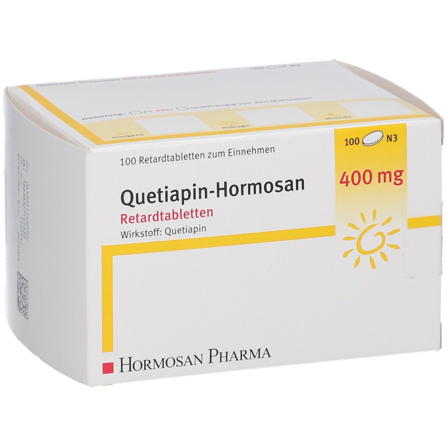 Quetiapin-Hormosan 400 mg